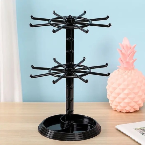 White Rotating Jewelry Organizer - Picture 3 of 5